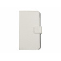 Pochette pour Samsung Galaxy Core 4G blanche + film protection écran offert