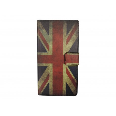 Pochette pour Samsung Galaxy Ace 4 drapeau Angleterre / UK + film protection écran