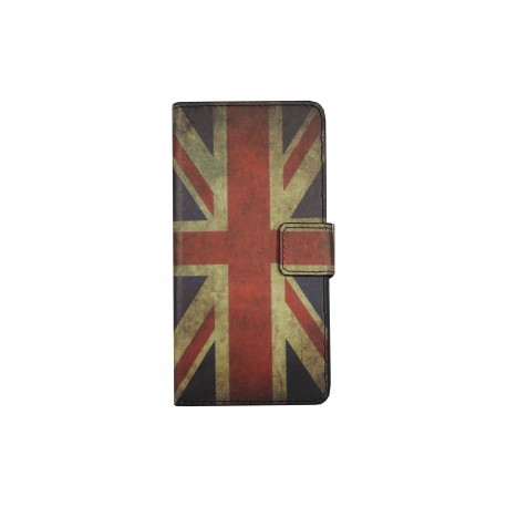 Pochette pour Samsung A3 drapeau Angleterre/UK+ film protection écran