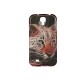 Coque pour Samsung Galaxy S4 / I9500 TPU tigre version 1 + film protection écran offert