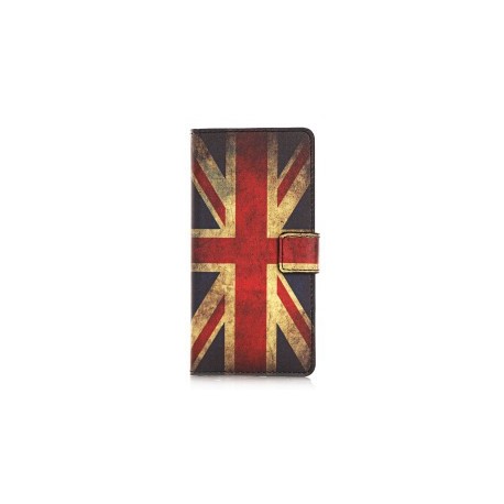 Pochette pour Wiko Rainbow UK/Angleterre vintage+ film protection écran