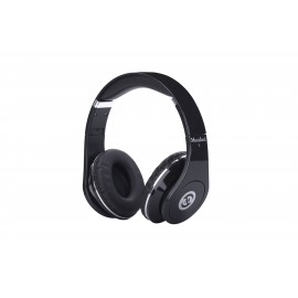 Casque avec Micro pliable 3.5mm blanc 