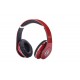 Casque avec Micro pliable 3.5mm rouge