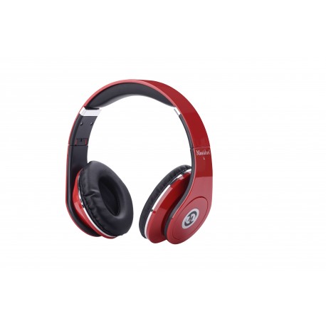 Casque avec Micro pliable 3.5mm rouge