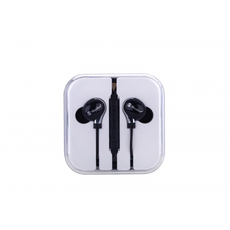 Casque avec Micro pliable 3.5mm blanc 