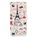 Pochette pour Samsung Galaxy S6 Edge Tour Eiffel + film protection écran