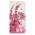 Pochette pour Sony E4 petites fleurs roses