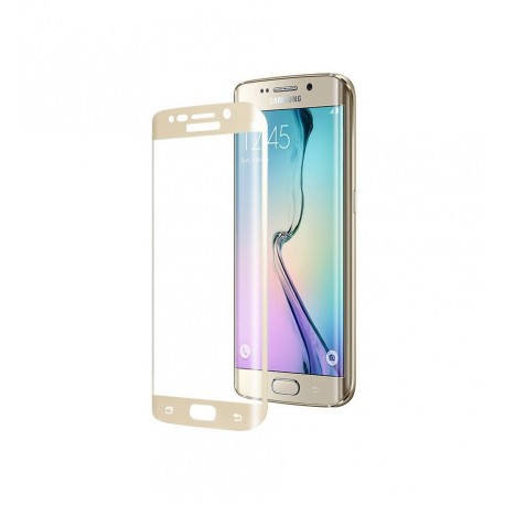 Film verre trempé Samsung Galaxy S6 Edge incurvé blanc